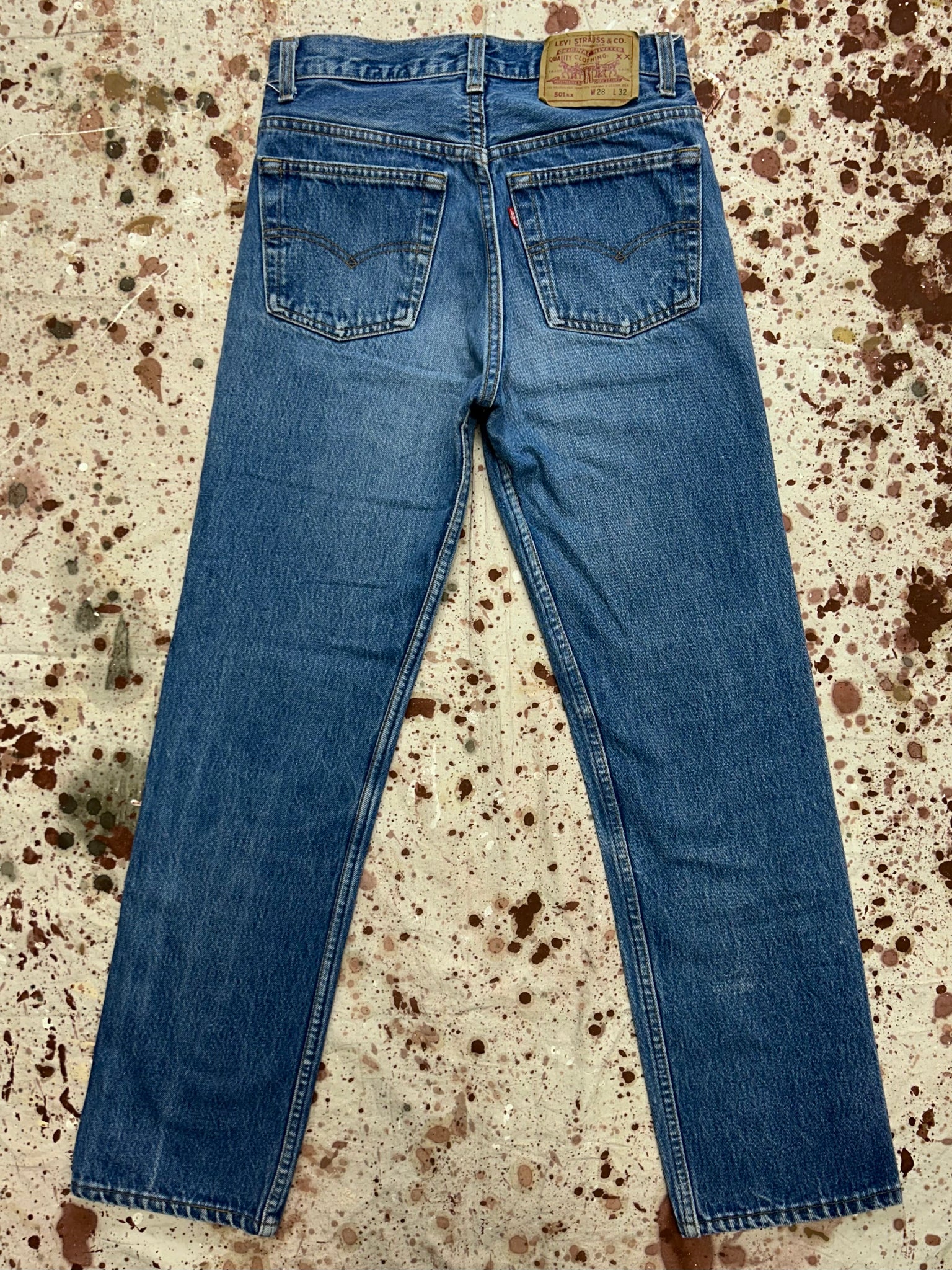 Vintage USA Levi's 501xx Great Wash Denim Jeans (JYJ1024-326)