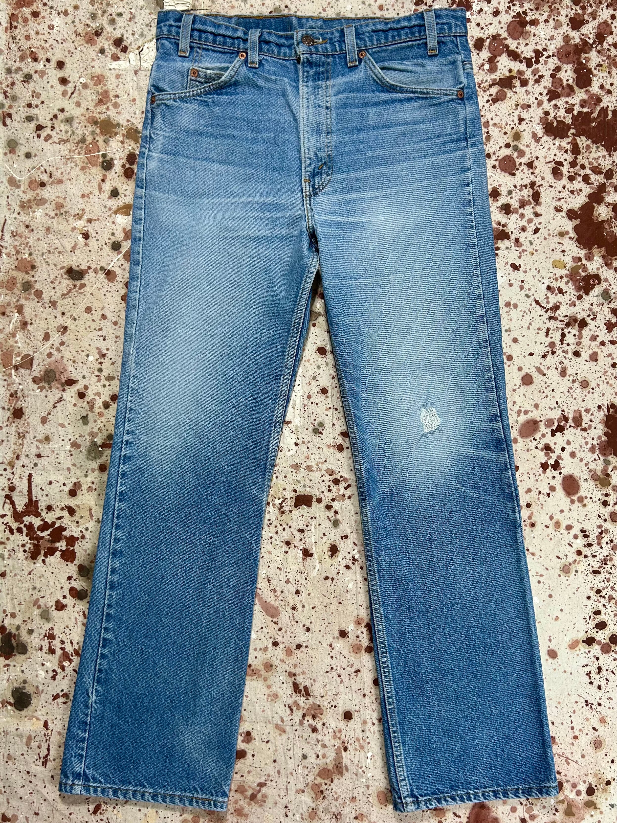 Vintage USA Levi 517 Orange Tab Super Wash Denim Jeans (JYJ0524
