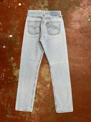 Vintage USA Levi's 501 Light Wash Denim Jeans (JYJ0324-098)
