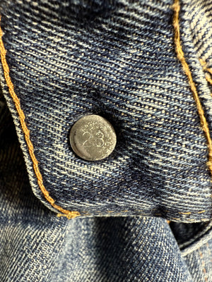 Vintage USA Levi's 646 Orange Tab Talon 42 Zipper Superwash Bell