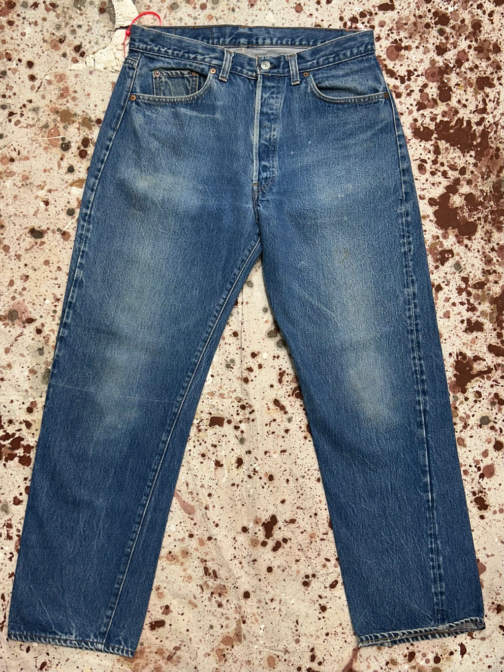 Vintage USA Levi 501 Selvedge Redline Denim Jeans (JYJ0924-309)