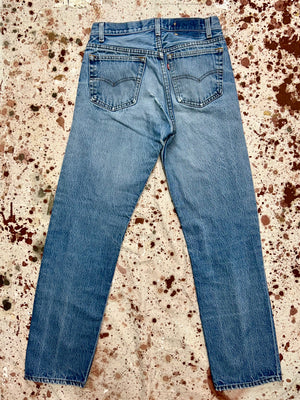 Vintage USA Levi's 501 Great Wash Denim Jeans With Holes (JYJ1024-333)