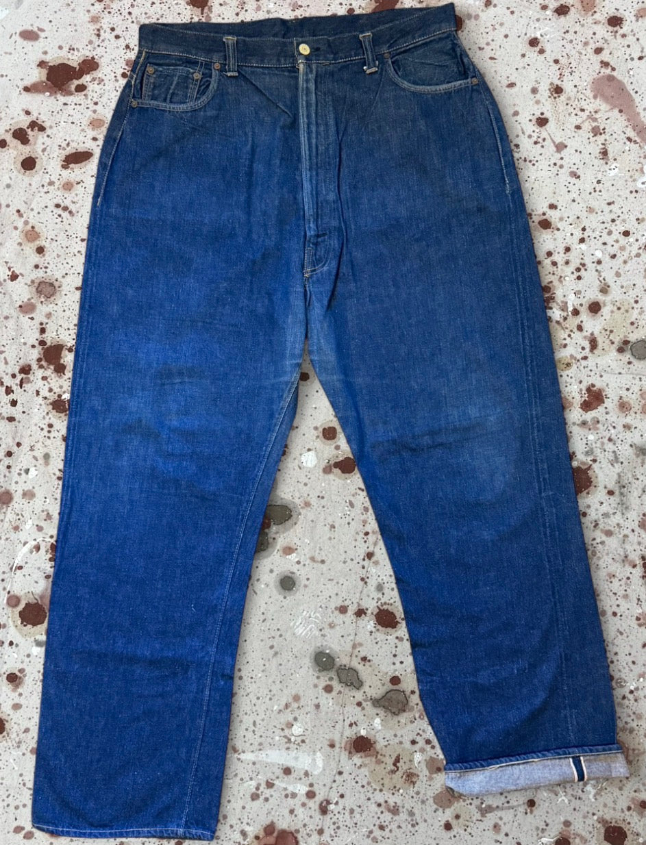 Vintage USA 701xx One-Sided “E” Tab Dark Wash #2 Denim Redline