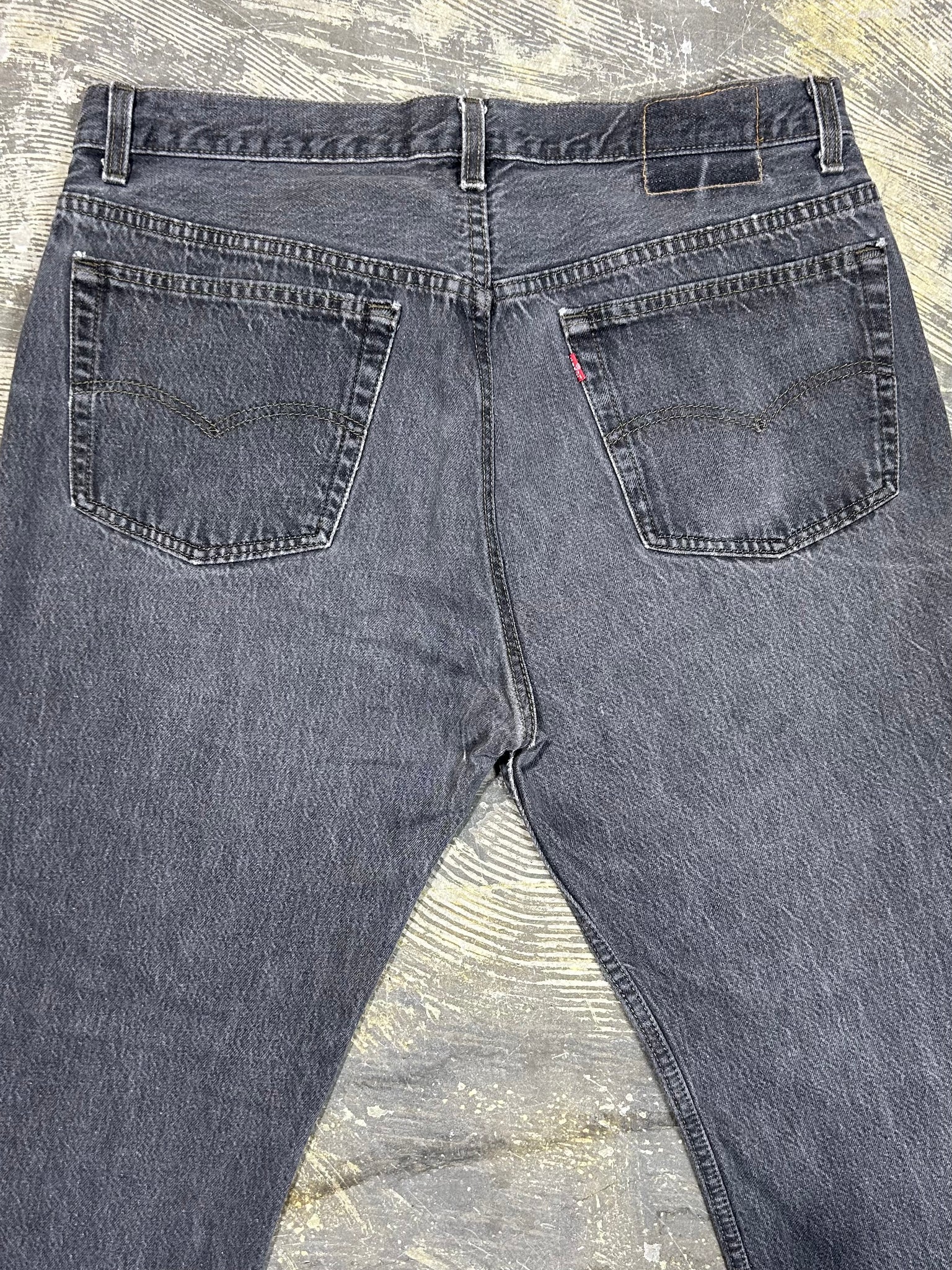 Vintage USA Levi 501 True Black Jeans (JYJ0124-006)