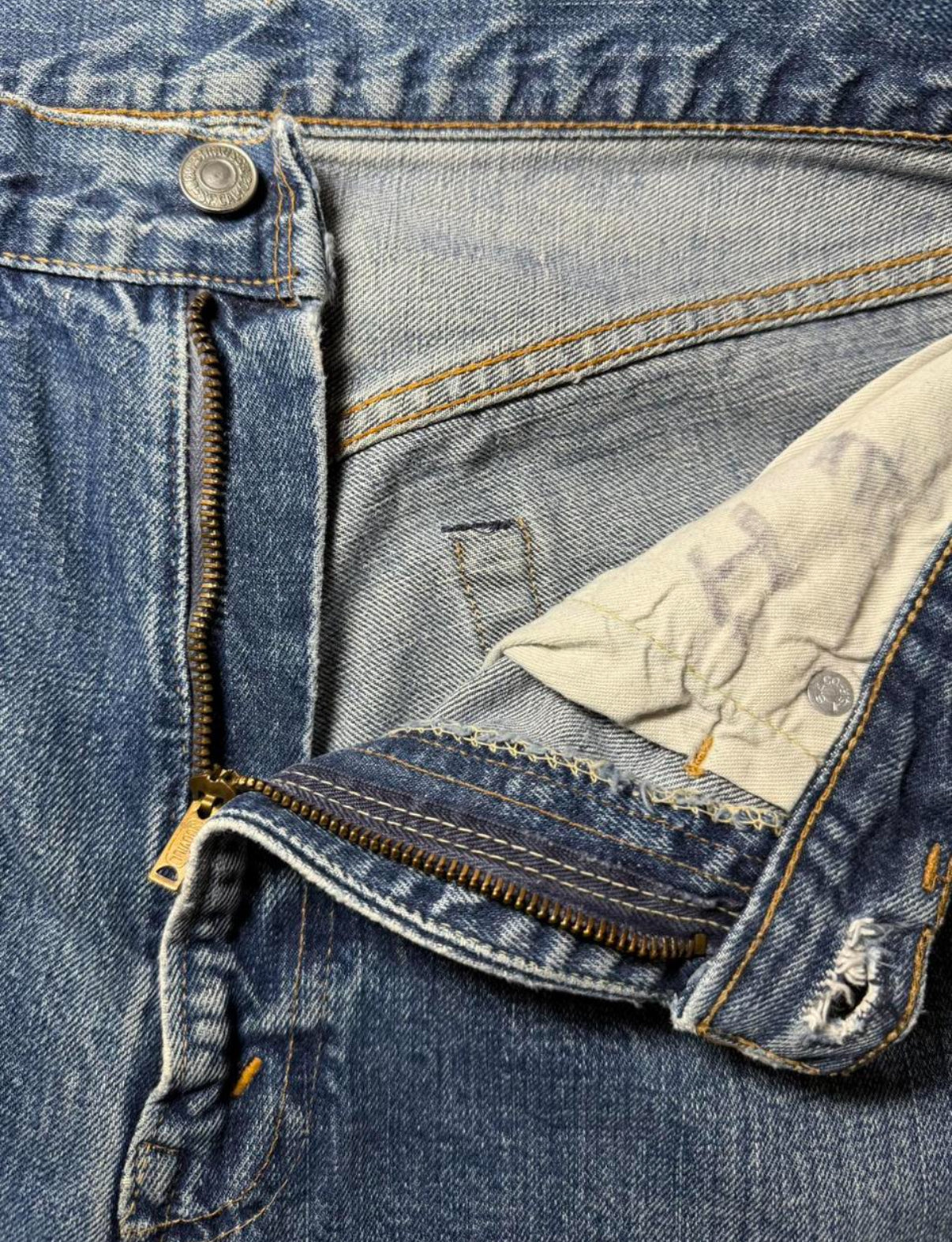 Single Stitch Redline 502-0117 Levi’s Denim Jeans w/ Redline Coin Pocket (JYJ-241025)