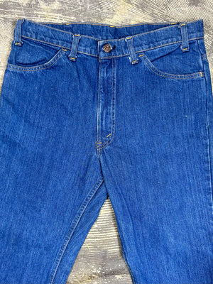 Vintage Levi 646 Talon 42 Bell Bottom Denim Jeans (JYJ-0246