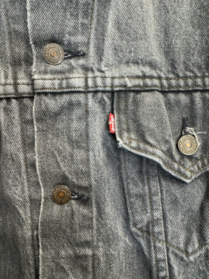 Vintage USA Levi's True Black Trucker Jacket (JYJ0324-101)
