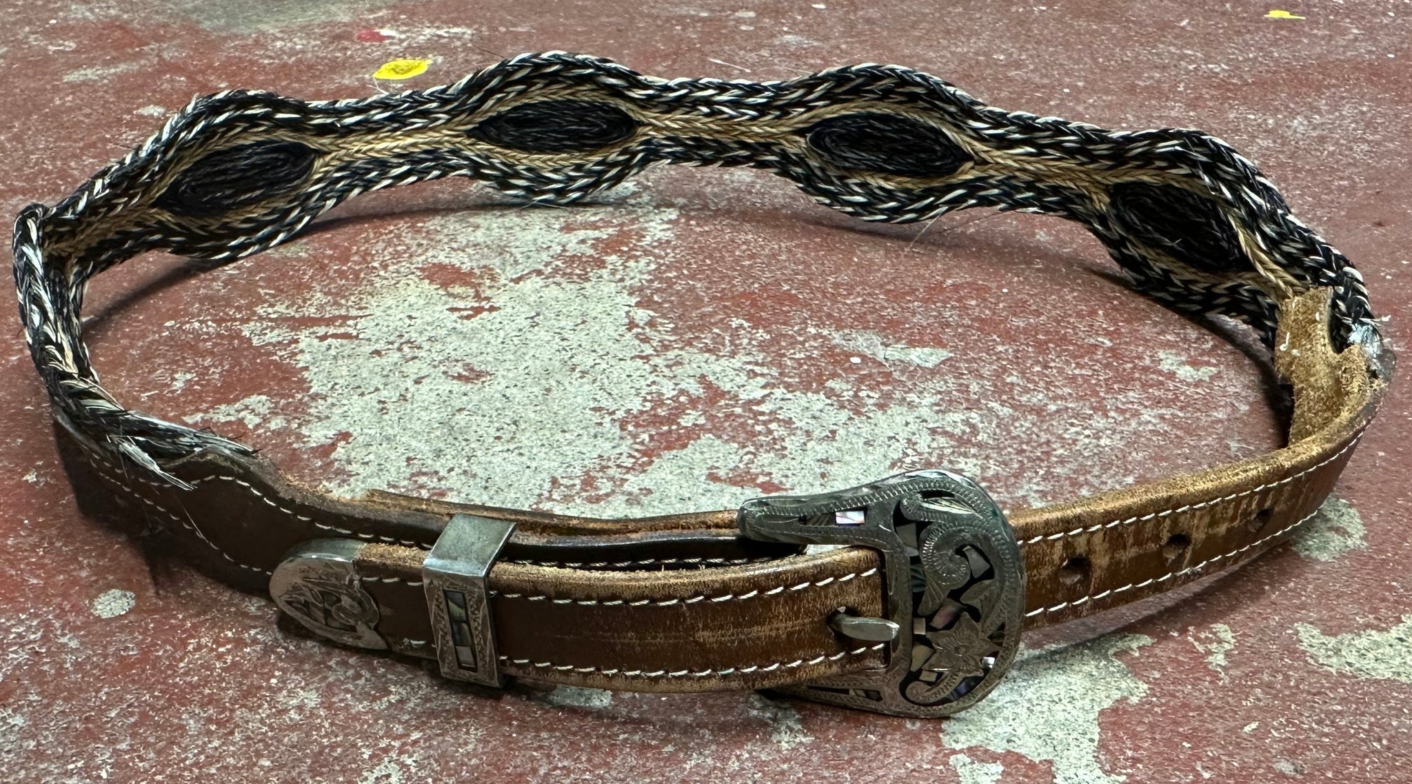 Vintage Braided Horse Hair Belt (JYJ-219)