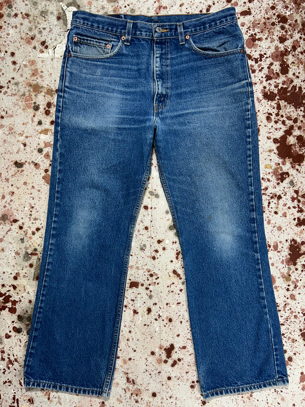 Vintage Premium Wash Levi 517 Denim Jeans (JYJ0124-057)