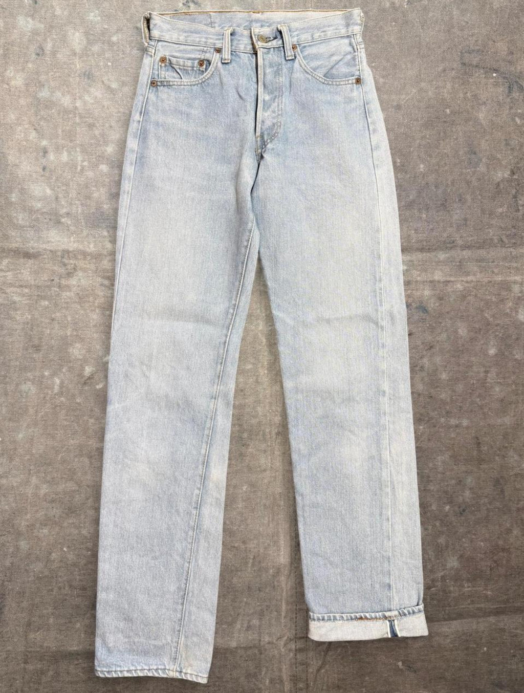 Vintage USA Levi’s 501 Redline Super Light Wash Denim Jeans (JYJ-371025)