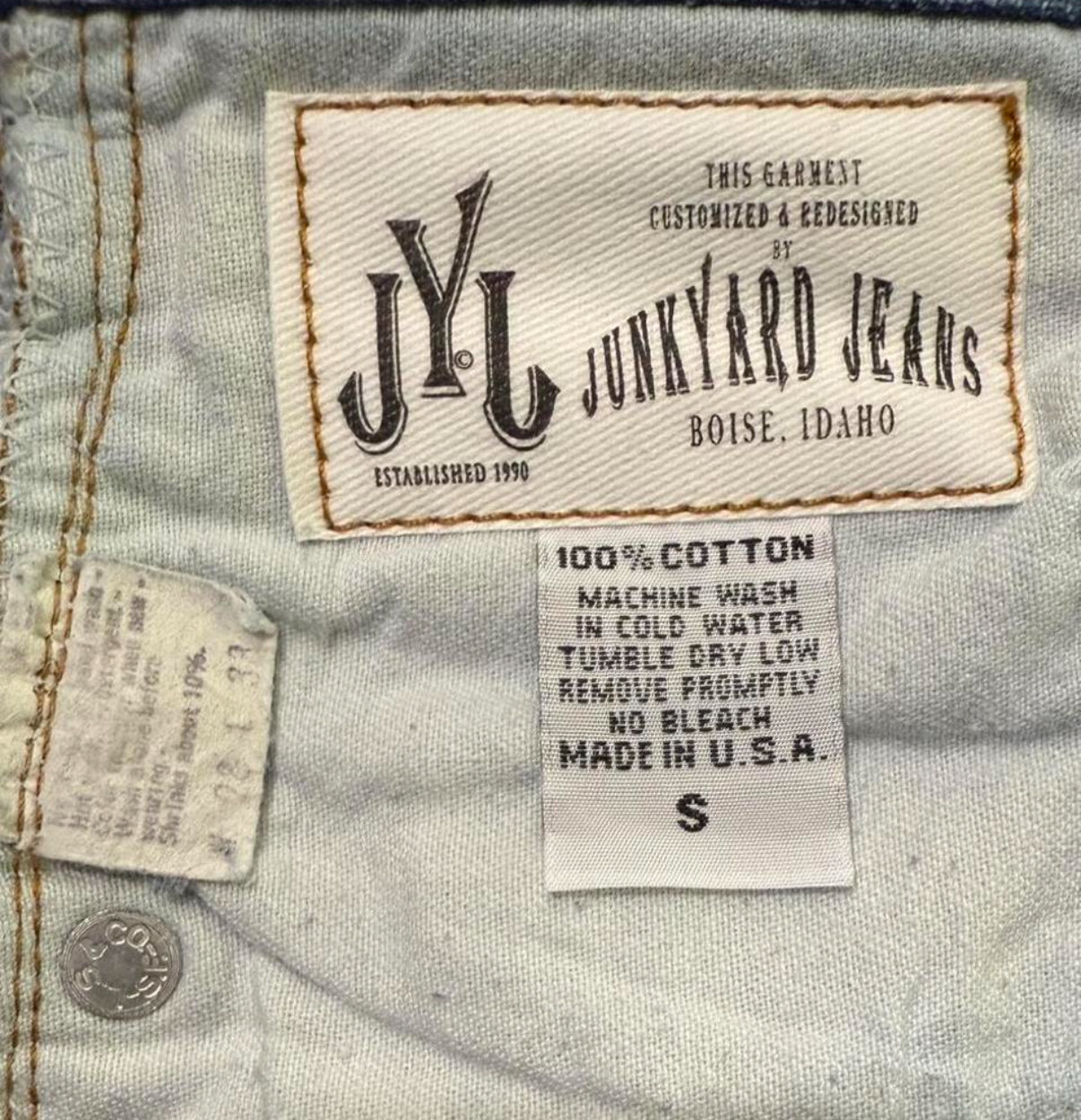 Vintage USA Levi's 501 Redline Super-Wash Denim Jeans (JYJ-221025)