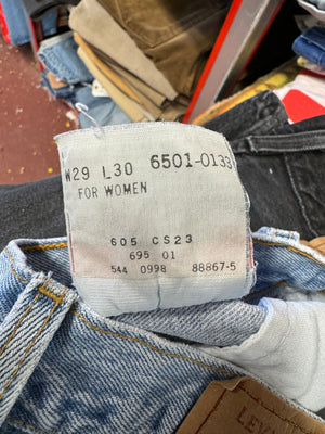 Vintage USA Levi's 501 Light Wash Denim Jeans (JYJ0324-097)