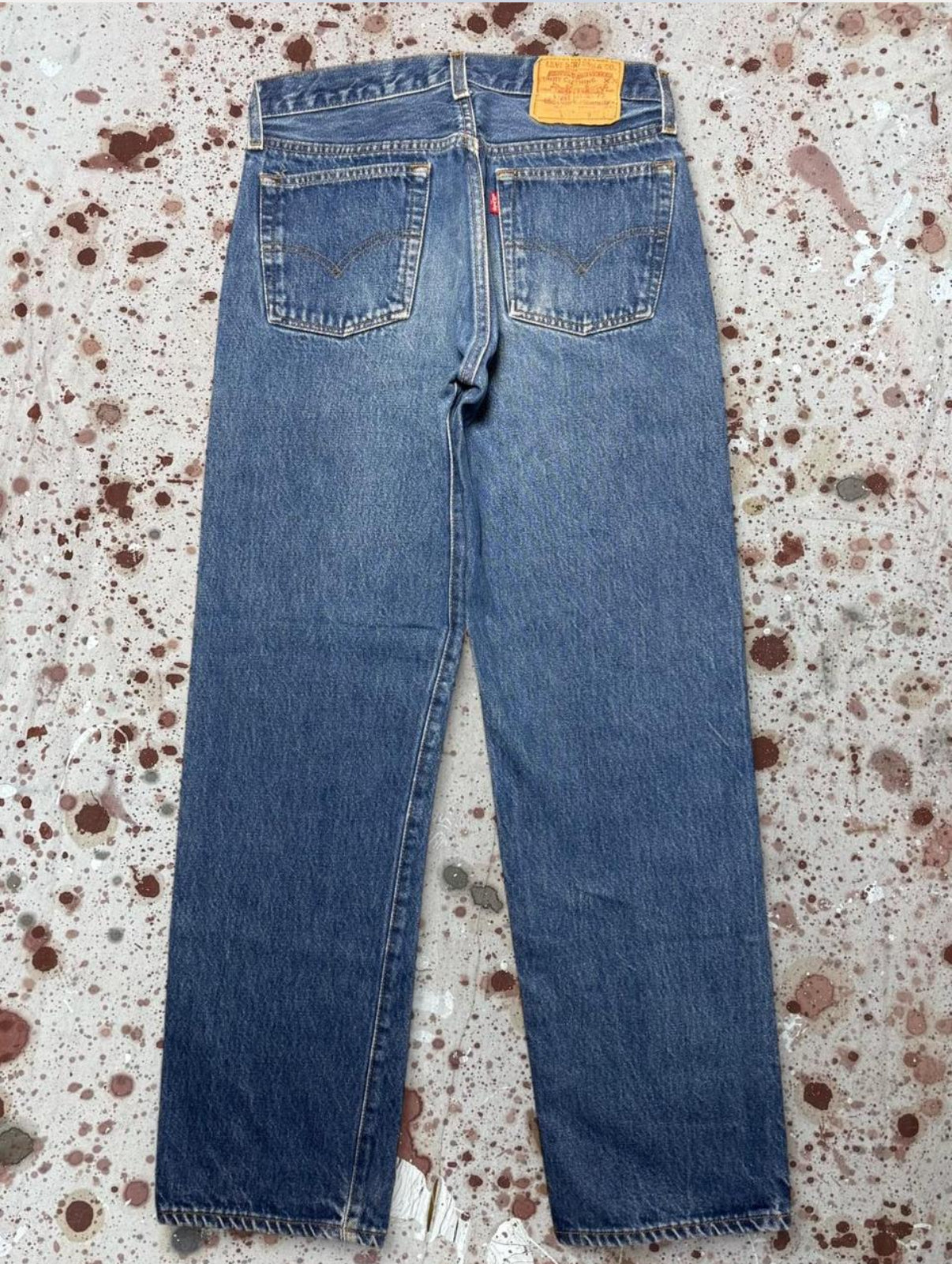 Vintage USA Levi 501 Redline Denim Jeans (JYJ-141025)