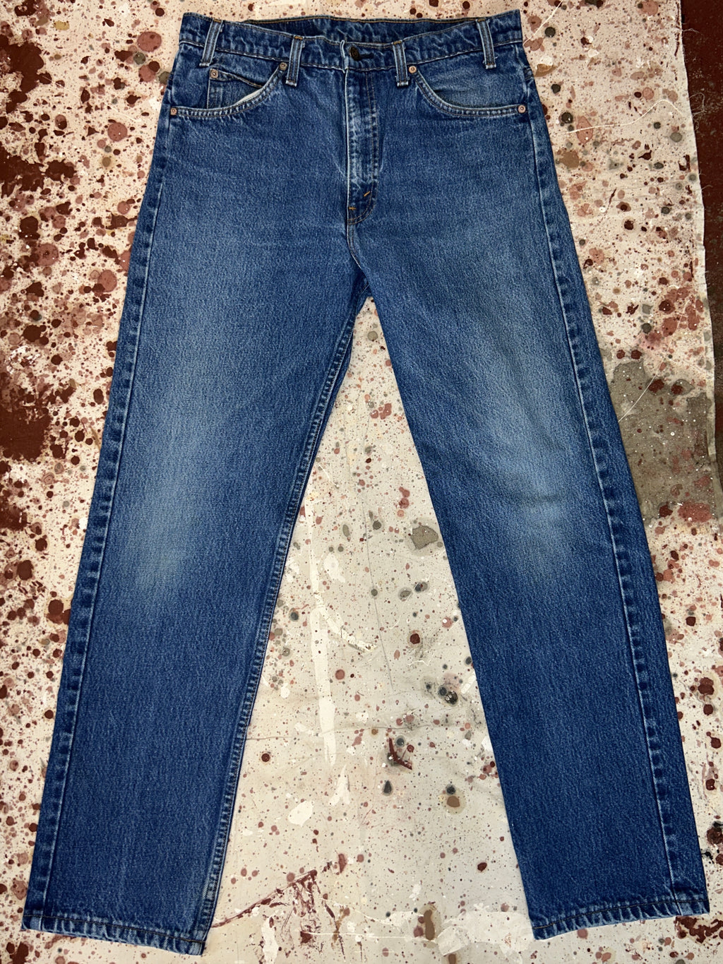 Vintage USA Levi's 505 Orange Tab Denim Jeans (JYJ0424-178)