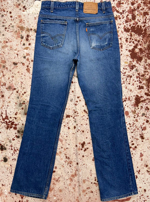 Vintage USA Levi's 517 Orange Tab Premium Wash Denim Jeans (JYJ0924-280)