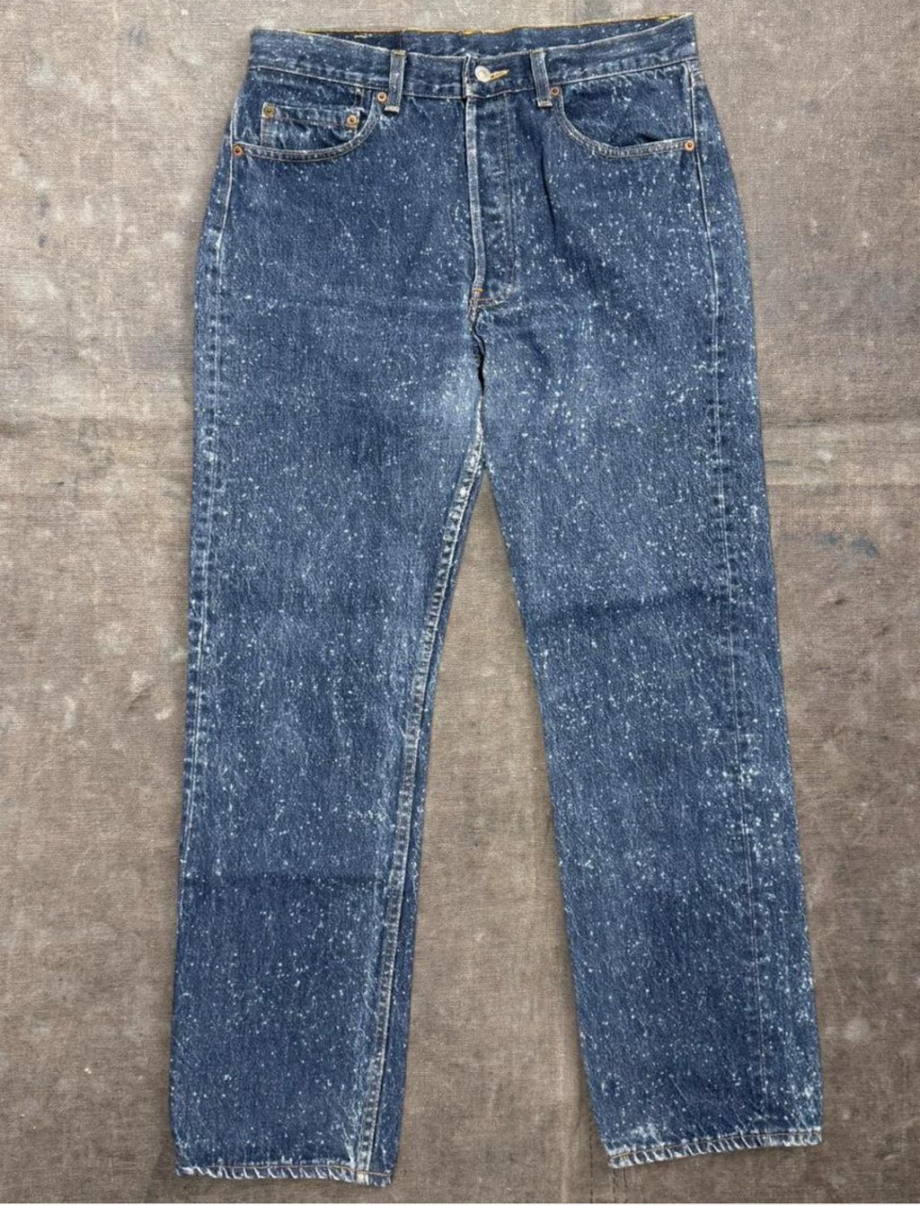 Vintage USA Levi 501 USA Galaxy Wash Denim Jeans (JYJ-091225)