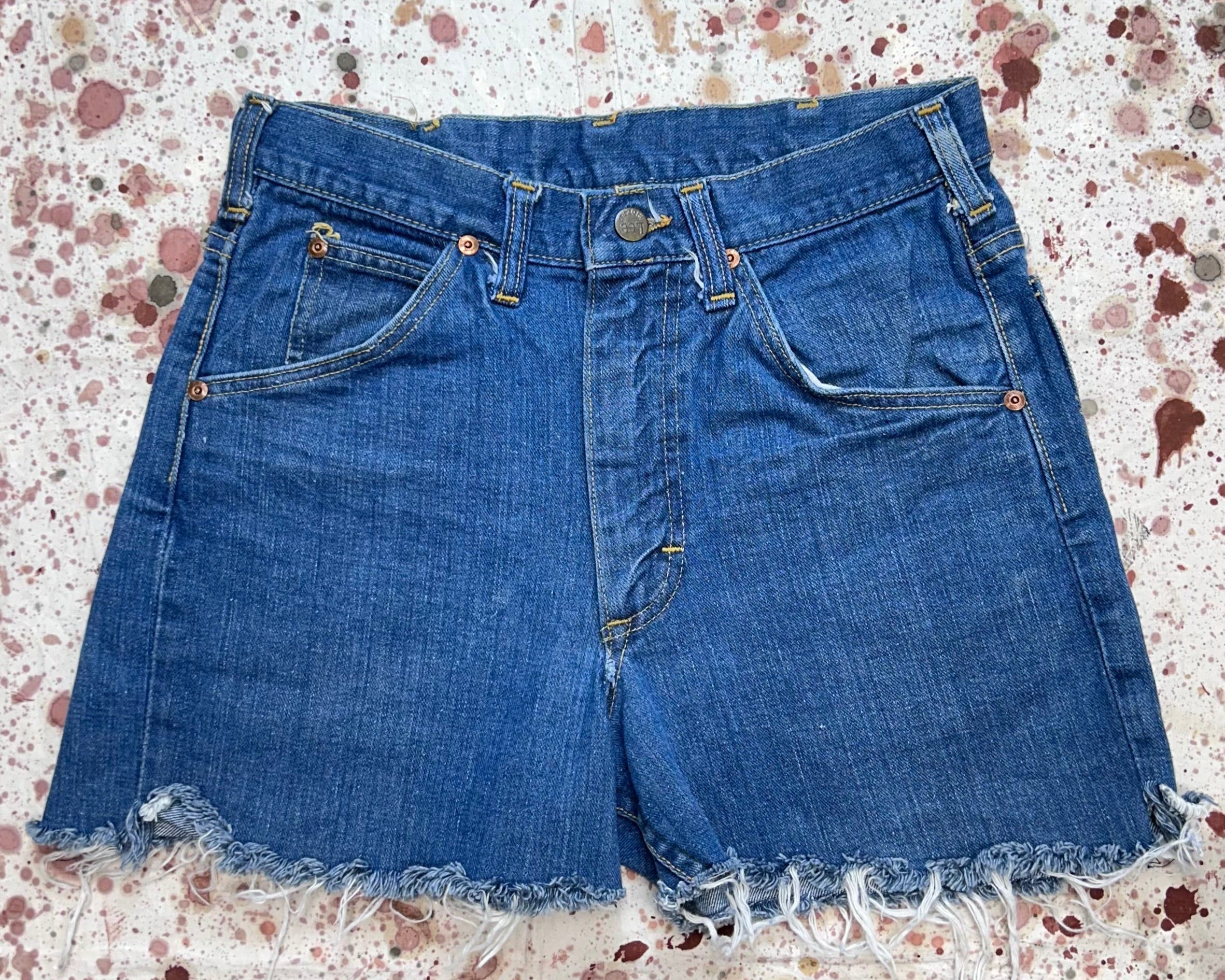 【Anyone more】Juki Vintage Damage Summer Shorts Women's Vintage High-Waisted Jeans Shorts Casual Baggy