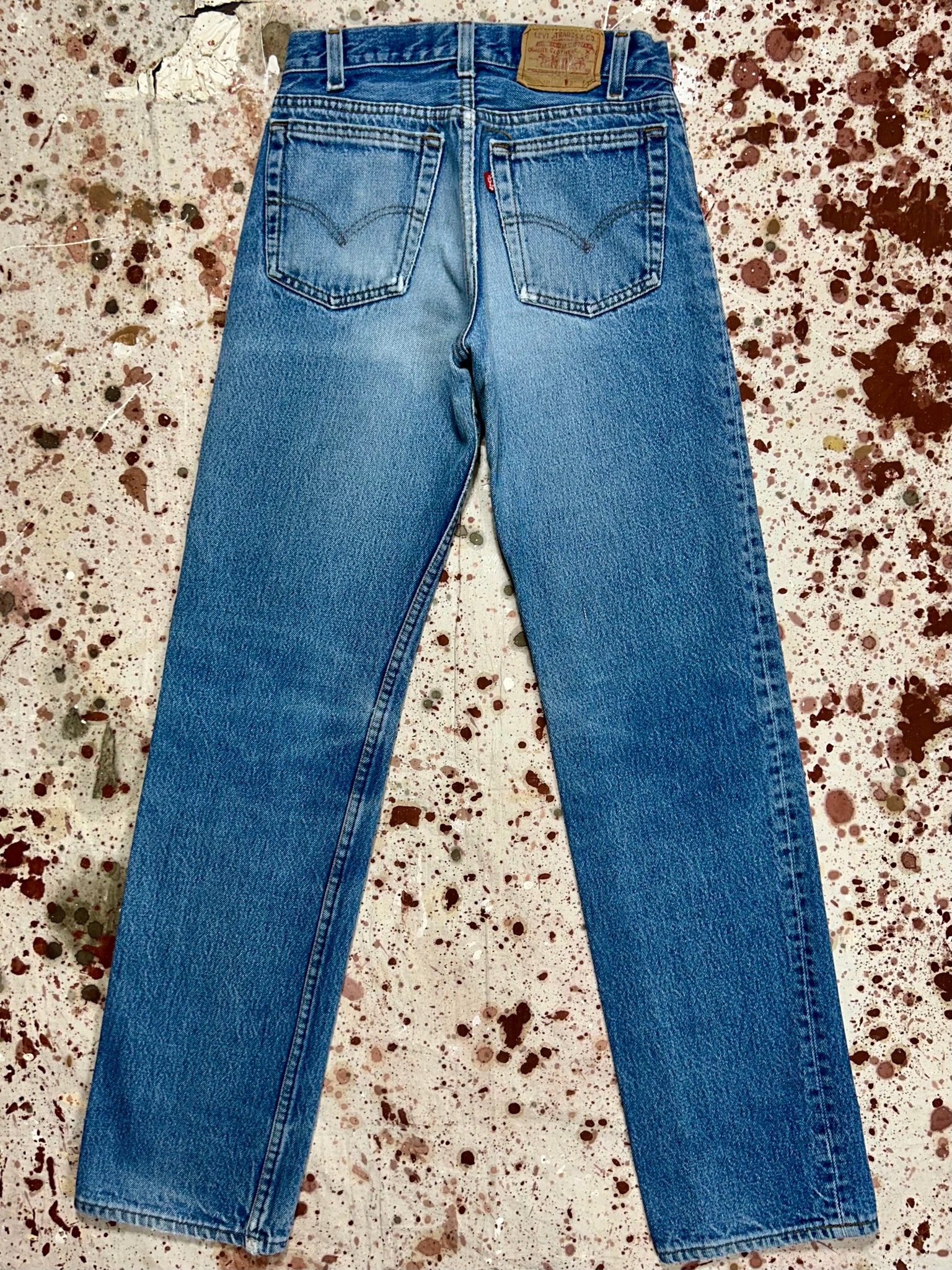 Vintage USA Levi’s 701 Transitional Superwash Denim Jeans with Feathers (JYJ0125-381)