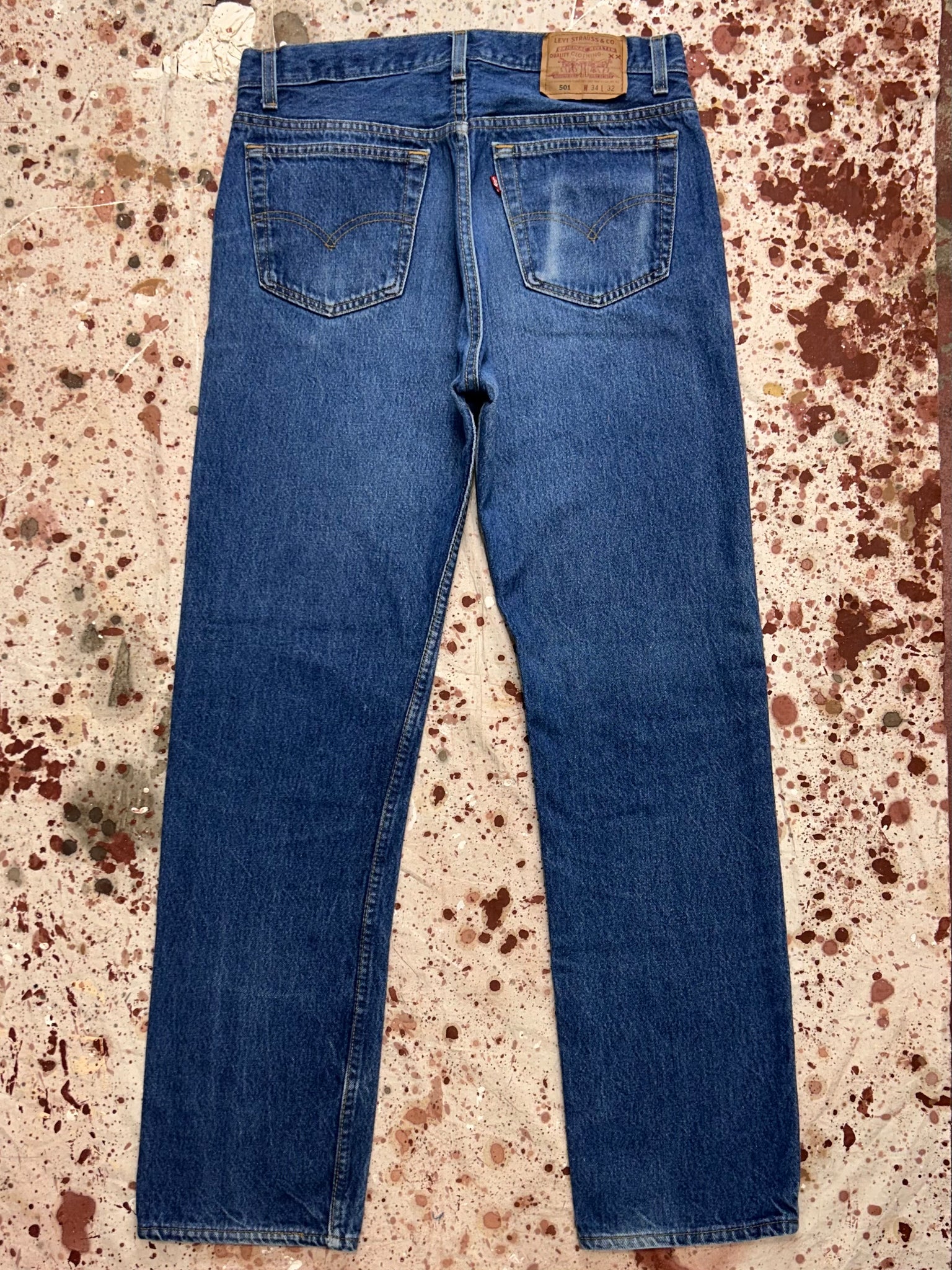 Vintage USA Levi's 501 Great Wash Denim Jeans (JYJ0924-293)