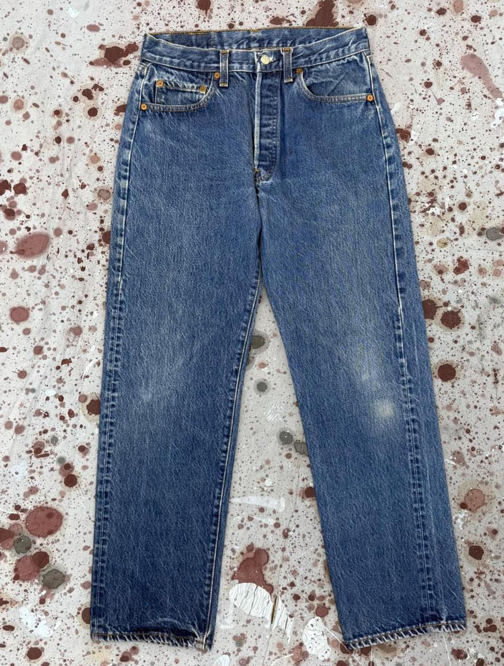 Vintage USA Levi 501 Redline Denim Jeans (JYJ-141025)