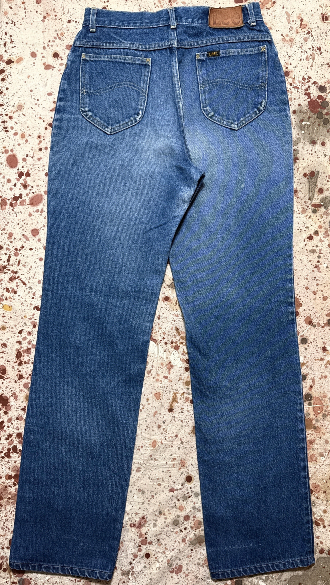 Vintage USA 1970’s Lee Lady Rider Talon Zipper Superwash Denim Jeans (JYJ0324-110)