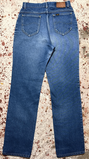 Vintage USA 1970’s Lee Lady Rider Talon Zipper Superwash Denim Jeans (JYJ0324-110)