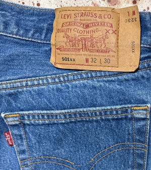 Vintage USA Levi’s Shrink to Fit 501 Denim Jeans (JYJ0625-473)