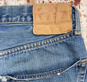Vintage Levi’s Single Stitch Waist "E" Redline Cutoff Shorts (JYJ0524-226)