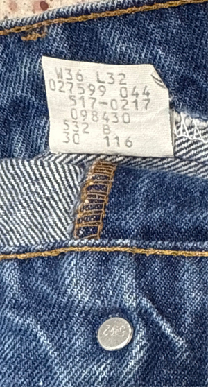 Vintage USA Levi's 517 Premium Wash Denim Jeans (JYJ0124-059)