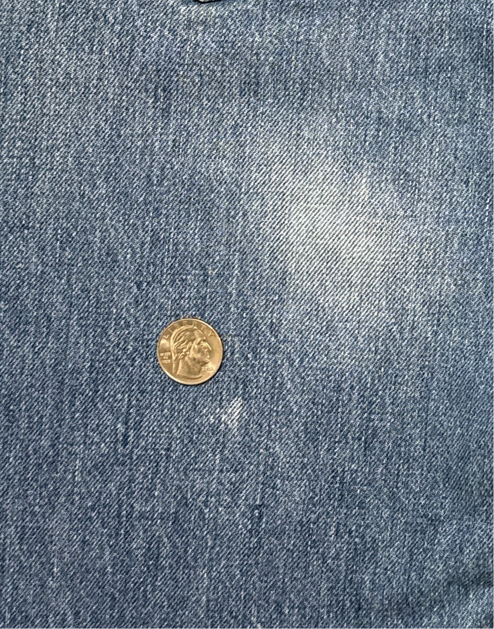 Vintage Levi USA made 501 Transitional Tag, Black Bar Tac Pockets, Super Wash, Denim Jeans (JYJ-10725)