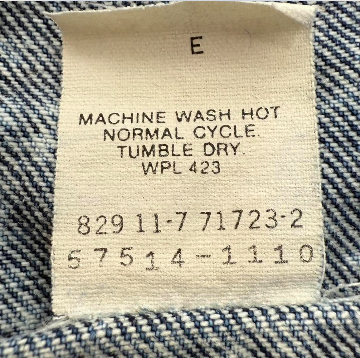 Rare Vintage 1980’s Levi “Galactic” 4 Pocket Denim Jacket (JYJ-101225)