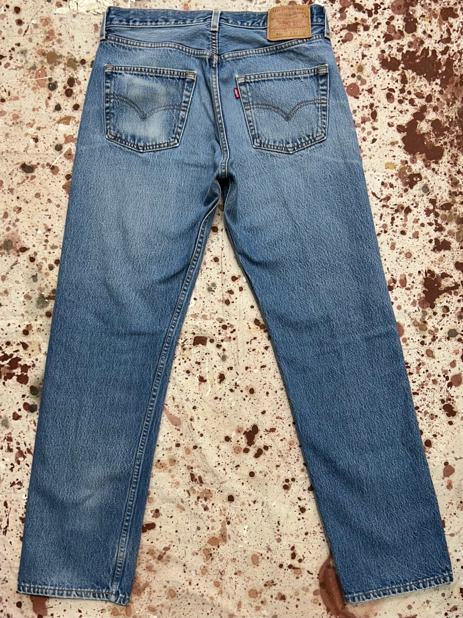 Vintage USA Levi's 501 Super Wash Denim Jeans (JYJ0524-230)