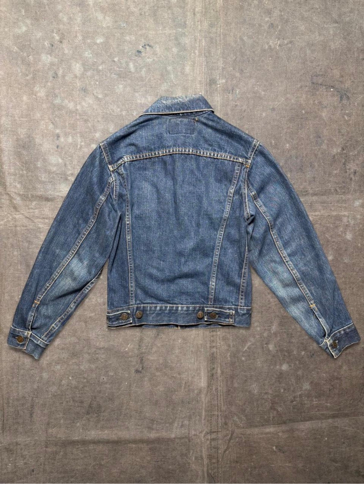 Vintage 1970's USA Levi Big “E” Dark Wash Trucker Jacket XS (JYJ