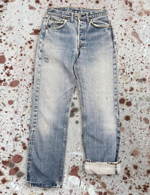 Vintage USA Levi 501 Redline Big “E” Denim Jeans (JYJ-341025)