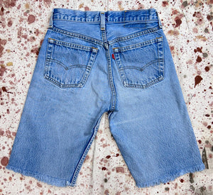 Vintage USA Levi’s 501 Light Wash Cut Off Shorts (JYJ0524-220)