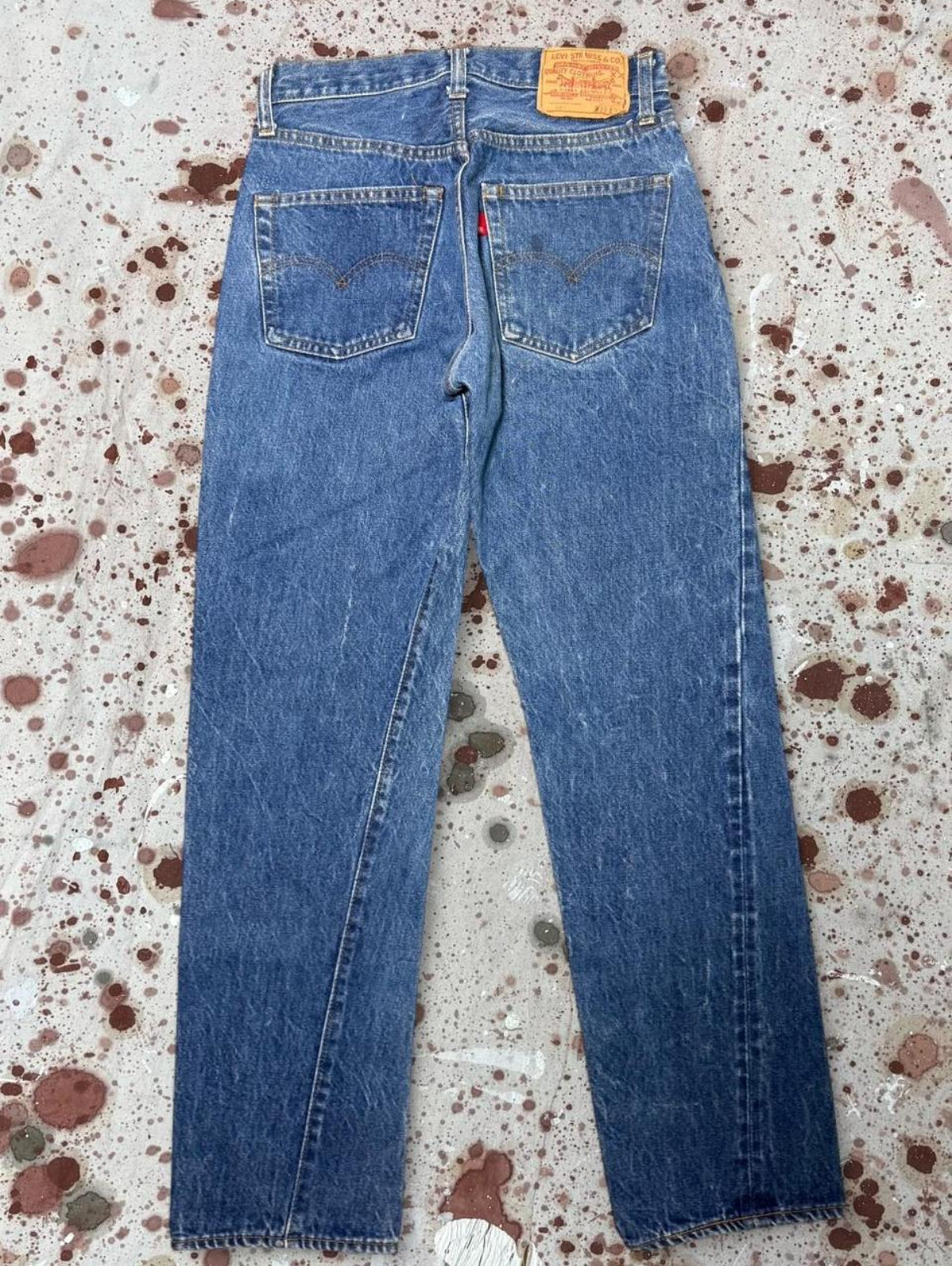 Vintage USA Levi 501 Redline Denim Jeans (JYJ-171025)