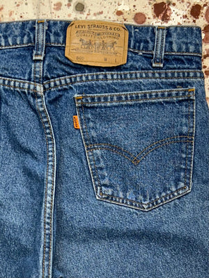 Vintage USA Levi’s 505 Transitional Tag Great Wash Denim Jeans (JYJ1024-338)