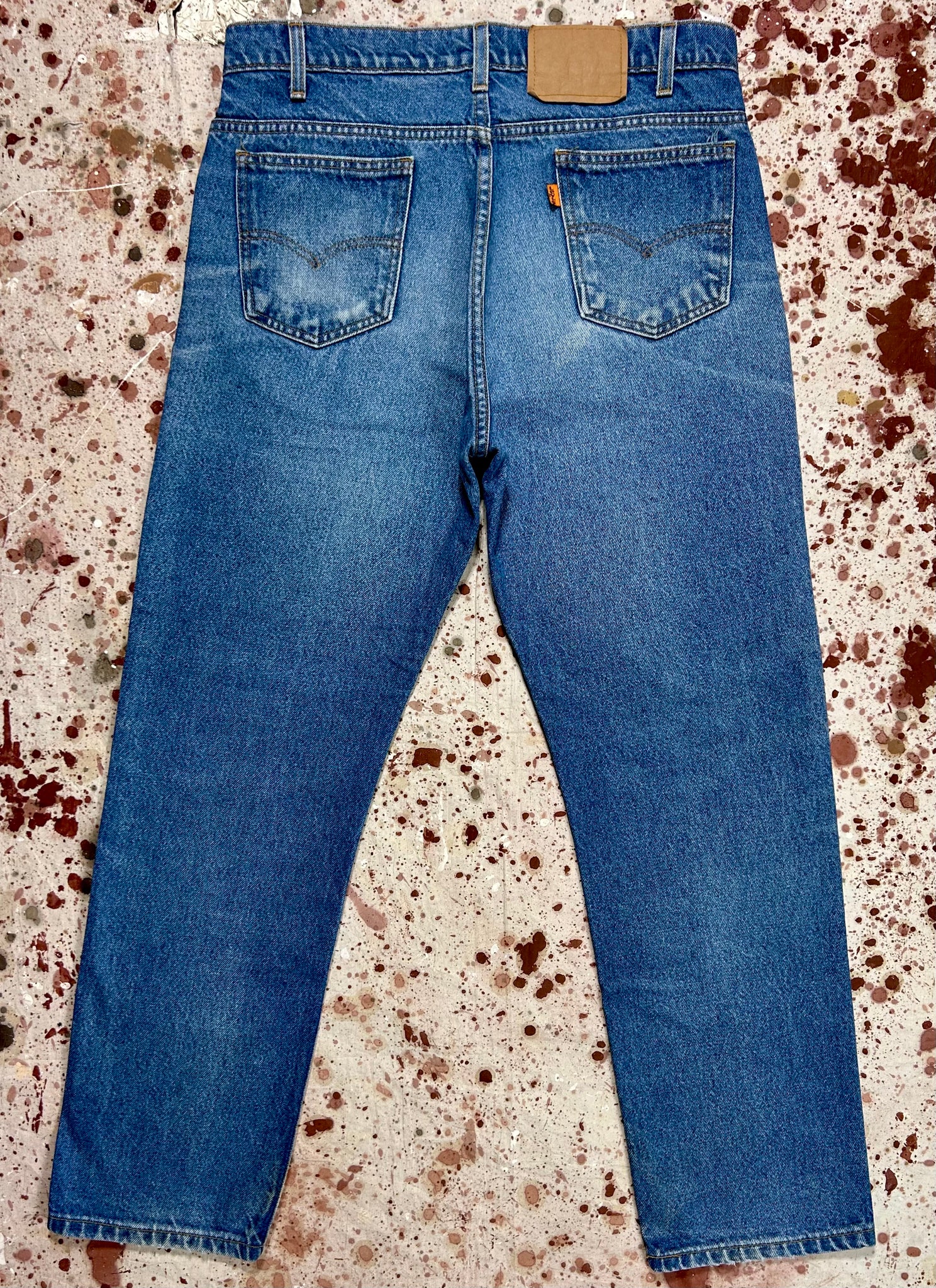 Vintage USA Levi 505 Orange Tab Superwash Denim Jeans (JYJ0425-444)