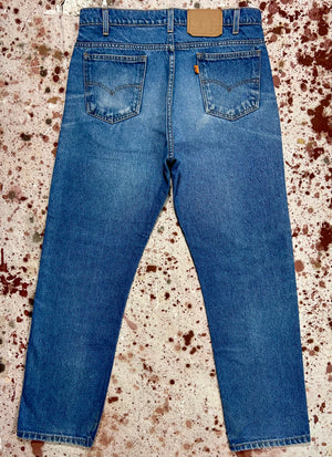 Vintage USA Levi 505 Orange Tab Superwash Denim Jeans (JYJ0425-444)