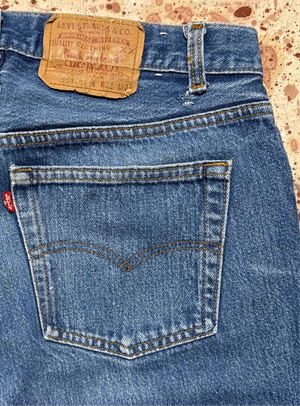 Vintage USA made 501 Transitional Tag, Super Wash, Denim Jeans (JYJ0625-471)