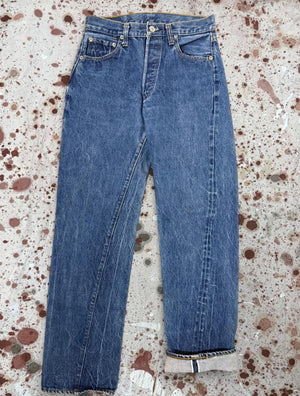 Vintage USA Levi 501 Redline Denim Jeans (JYJ-171025)