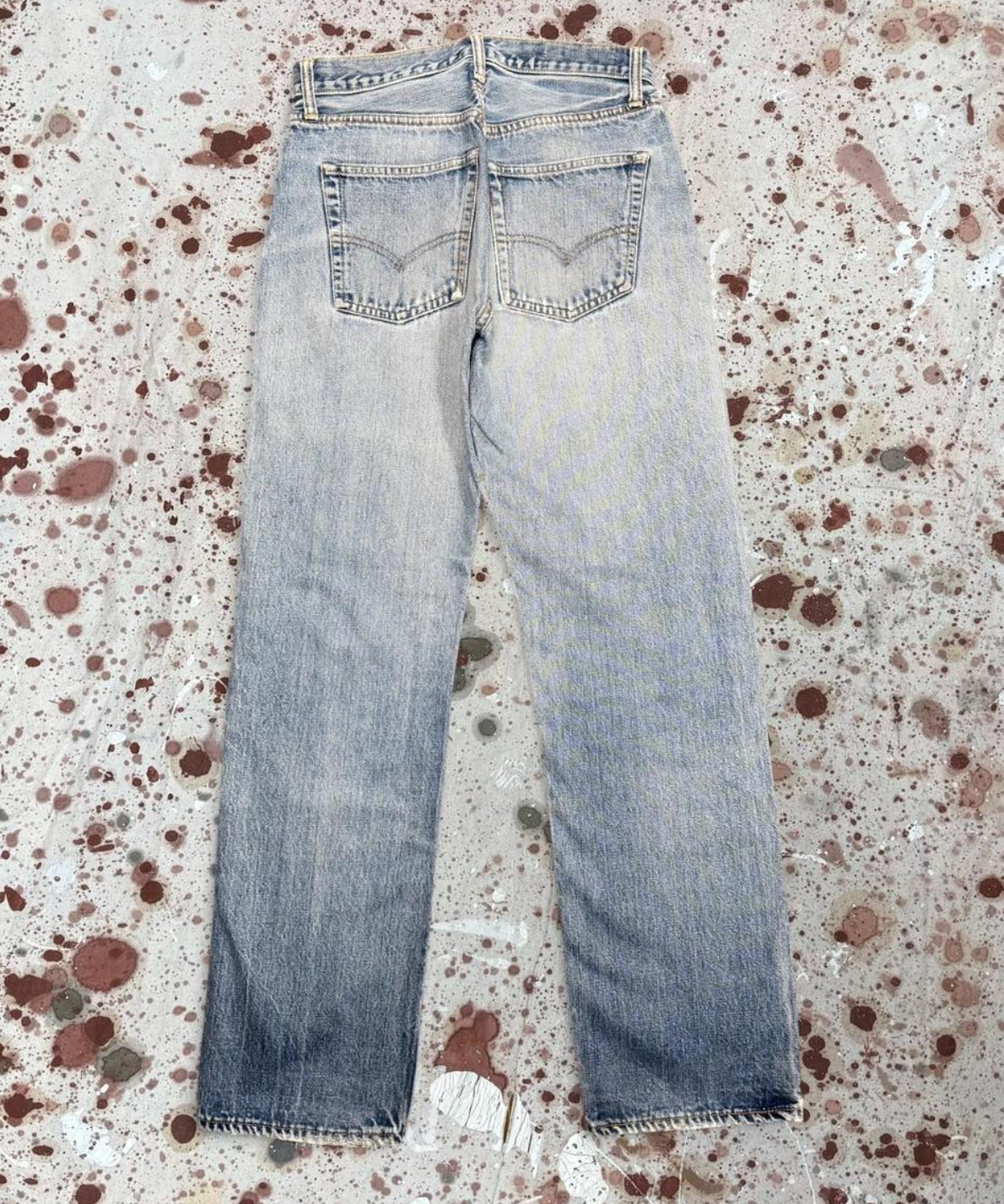 Vintage USA Levi 501 Redline Big “E” Denim Jeans (JYJ-341025)