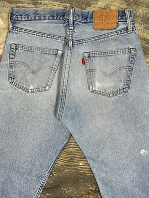 Vintage USA Levi 501 Premium Wash Redline Jeans (JYJ0124-023)