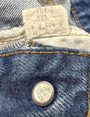 Vintage USA Levi's 501 Redline Super-Wash Denim Jeans (JYJ-221025)