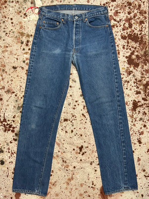 Vintage USA Levi's 501 Premium Wash Redline Denim Jeans (JYJ0924-307)