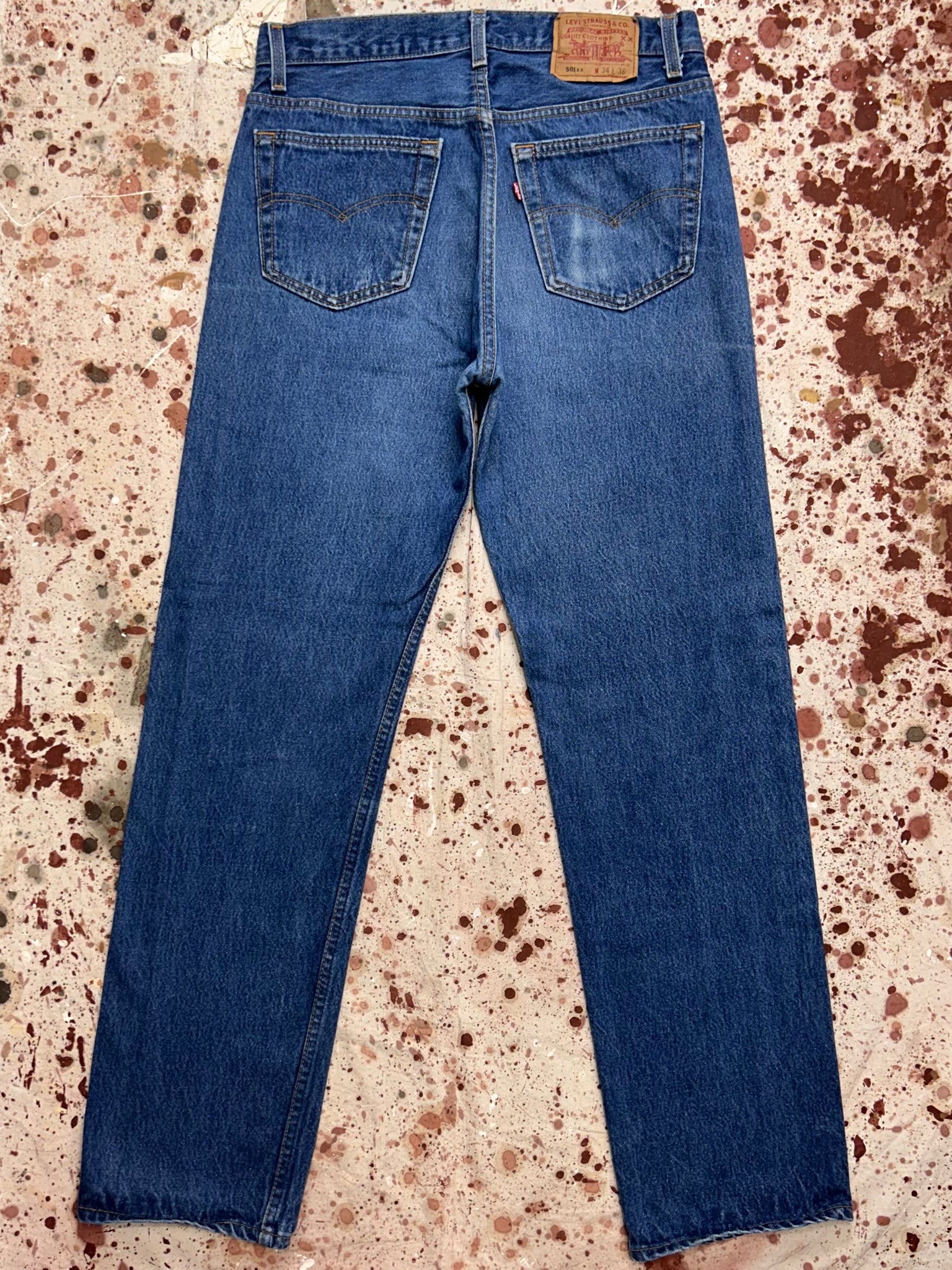 Vintage USA Levi's 501xx Good Dark Wash Denim Jeans (JYJ0924-292)