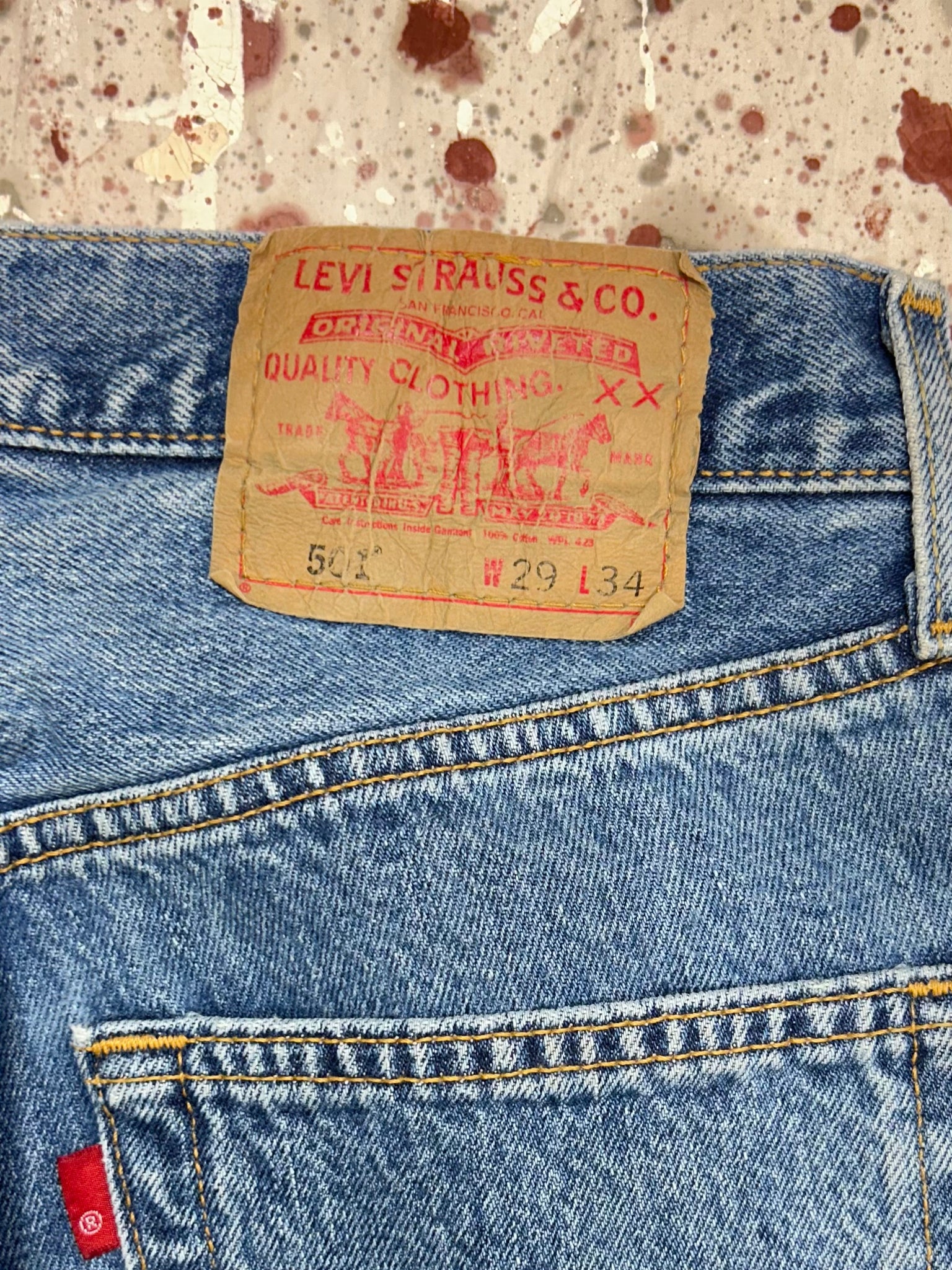 Vintage Levi 501-0193 light wash (JYJ-0091)