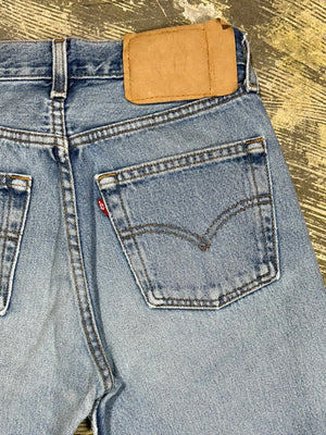 Vintage USA Levi 501 Premium Light Wash Denim Jeans (JYJ0124-032)