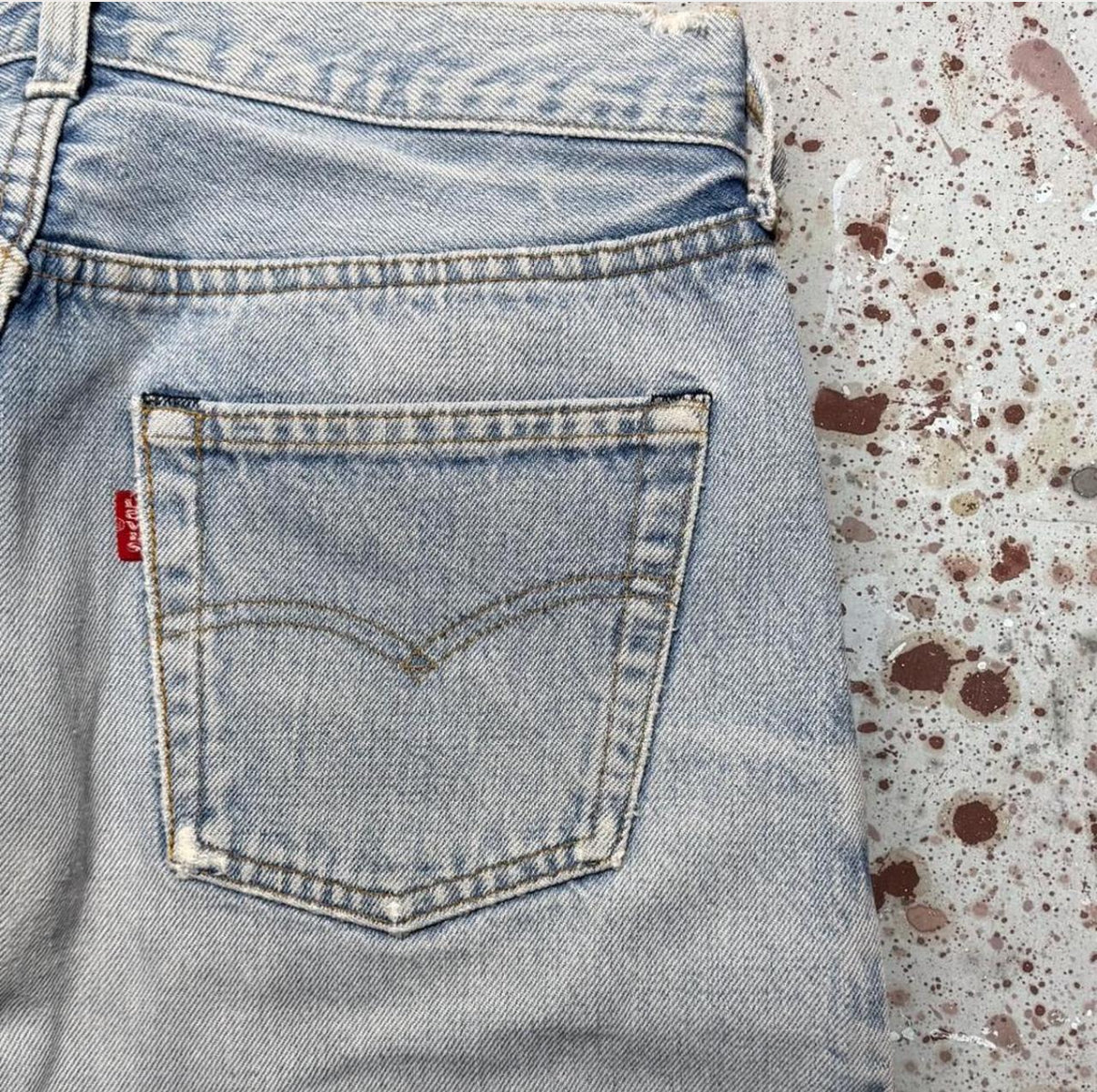 Vintage USA Levi’s 501 Redline Denim Jeans (JYJ-291025)