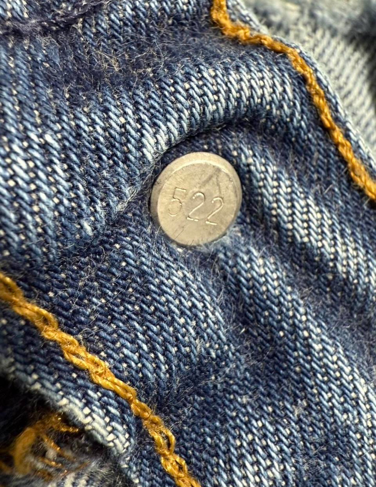 Vintage USA Levi’s 501 Transitional Tag, SW, Jeans w/ Feathers (JYJ-011125)